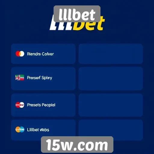 Opcões de pagamento disponíveis em lllbet